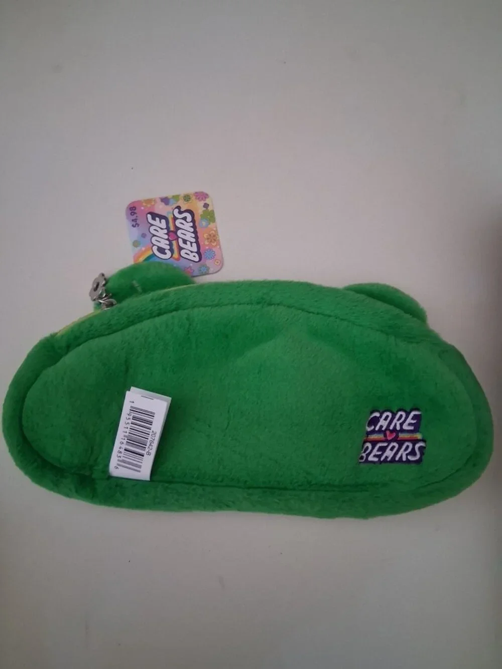 Care Bears Soft Pencil Case NWT Green